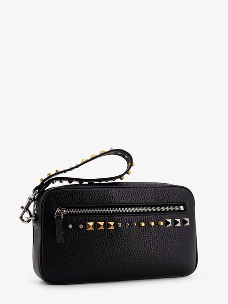 Valentino Garavani Valentino Garavani leather clutch - Nero