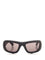 Bottega Veneta Rectangular Woven Sunglasses - Black