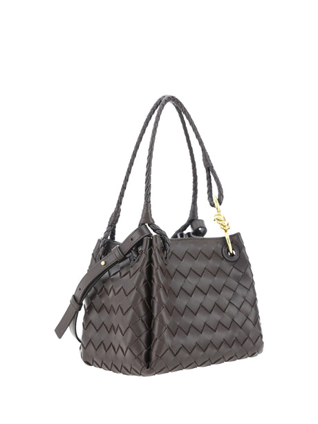 Bottega Veneta Small Parachute Shoulder Bag - Fondant-M Brass