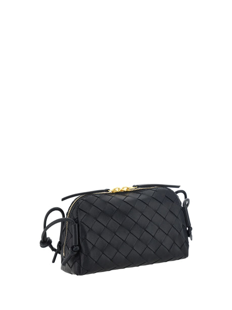 Bottega Veneta Concert Shoulder Bag - Black-Gold