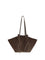 Yuzefi Mochi large suede Shoulder Bag - Nutmeg