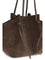 Yuzefi Mochi large suede Shoulder Bag - Nutmeg