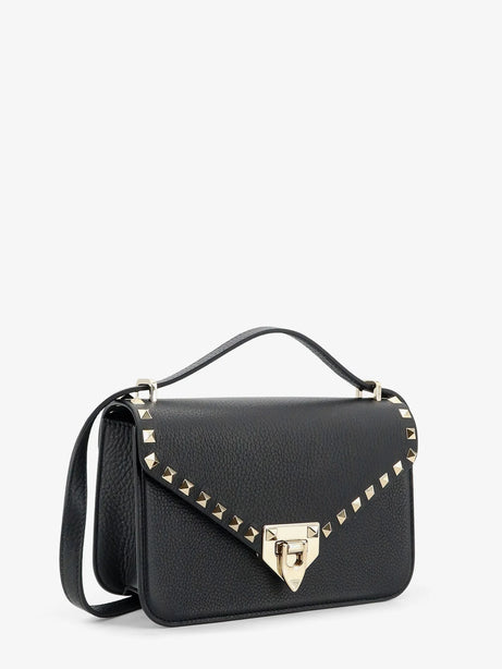 Valentino Garavani Rockstud leather crossbody bag with stud detail - Nero