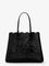Alaia Mina 37 leather shoulder bag with Vienne motif - Noir