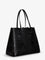 Alaia Mina 37 leather shoulder bag with Vienne motif - Noir