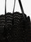 Alaia Mina 37 leather shoulder bag with Vienne motif - Noir