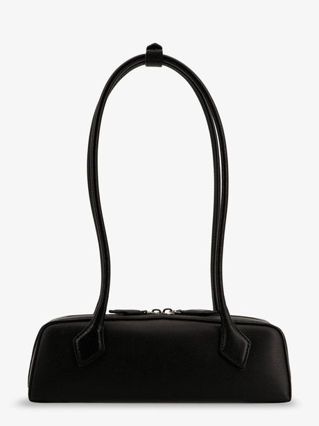 Alaia Teckel Small leather shoulder bag - Noir