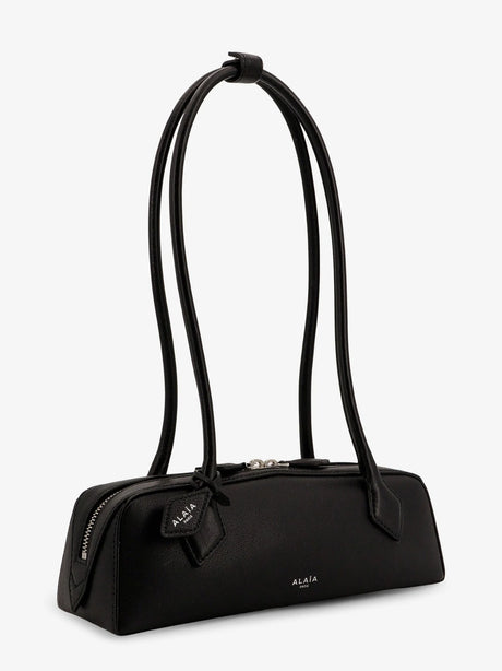 Alaia Teckel Small leather shoulder bag - Noir