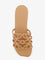 Loewe Paula's Ibiza Anagram Petal Leather Sandals - Camel