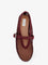 Alaia Mesh Ballet Flats - Rouge Grenat