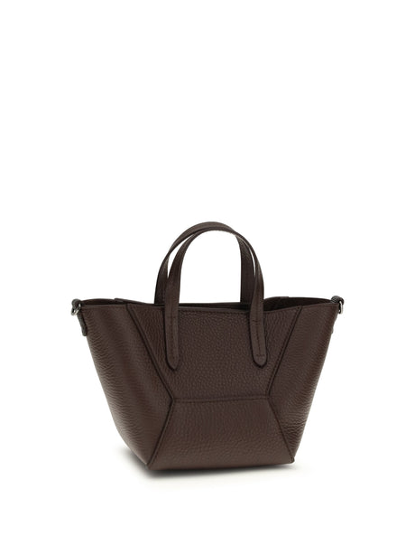 Brunello Cucinelli Leather Handbag - Burgundy