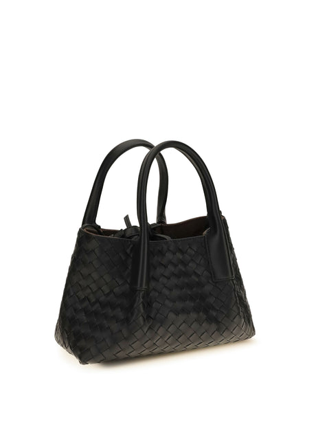 Bottega Veneta Pinacoteca small Handbag - Black/Fondant-M Br