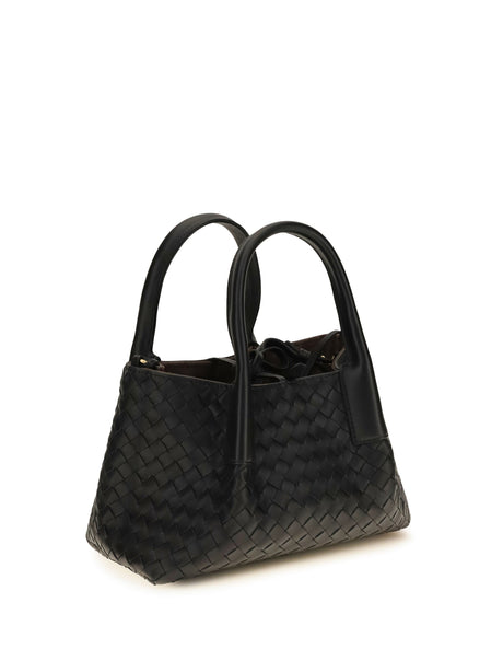 Bottega Veneta Pinacoteca small Handbag - Black/Fondant-M Br