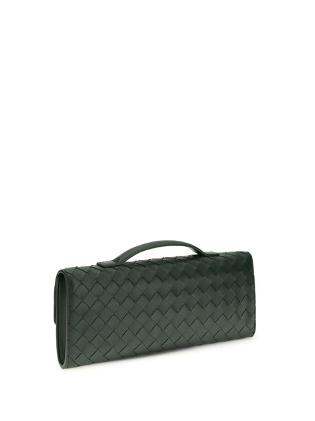 Bottega Veneta Andiamo Handbag - Alpi Green-Muse Br