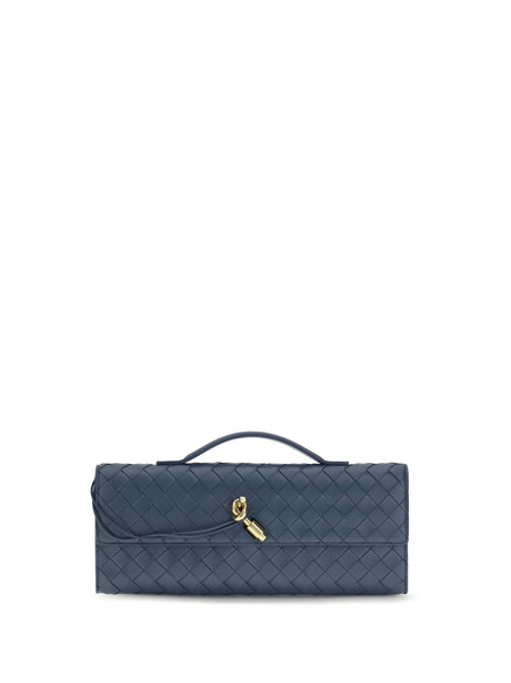 Bottega Veneta Andiamo Handbag - Blue Venezia-Muse Br