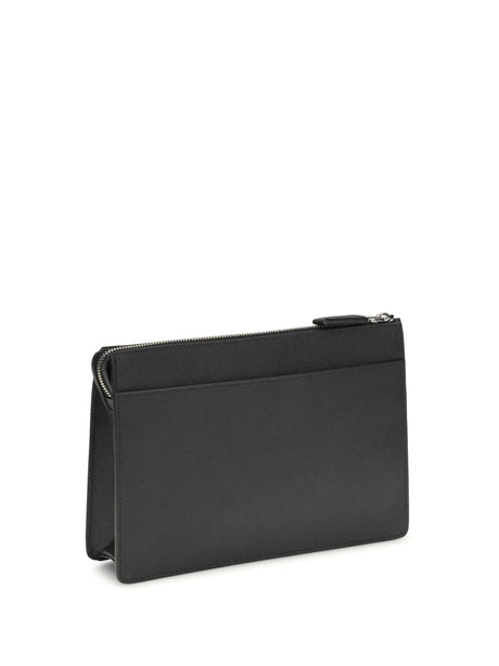 Prada Leather Pouch - Black
