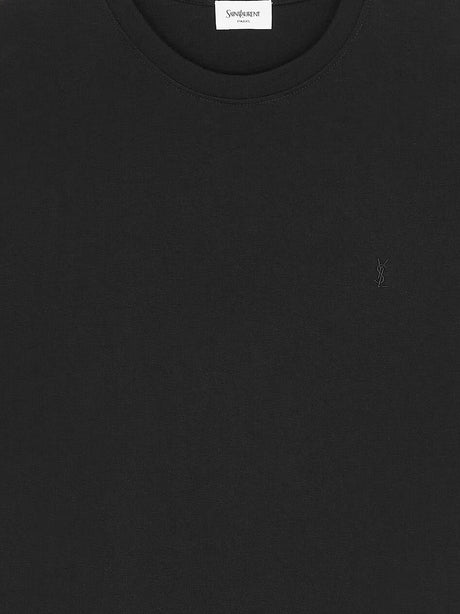 Saint Laurent Certified cotton t-shirt - Noir