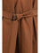 Brunello Cucinelli Cotton poplin Dress Precious Shoulder Detail - Firebrick