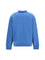 Miu Miu Crewneck Sweatshirt with embroidered logo and collar - Light Blue