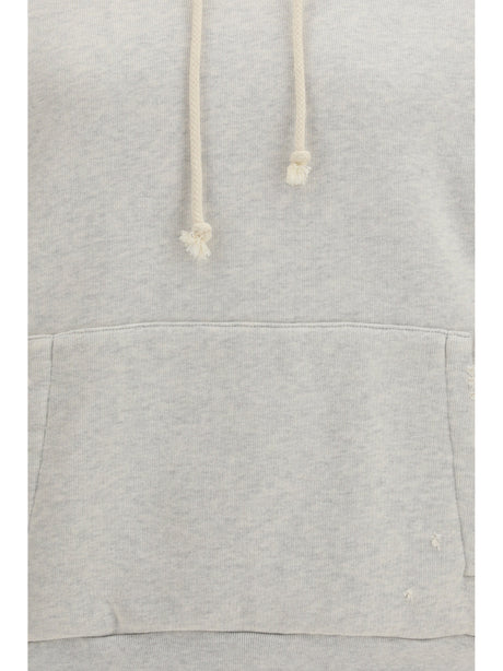 Golden Goose Star unisex hooded Sweatshirt - Vintage Gray Melange