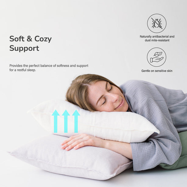Hillcrest I ComfyLux I Vacuum Pack Re Pose I Memory Foam Pillow