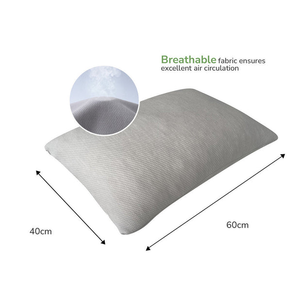 Hillcrest I ComfyLux I Vacuum Pack Re Pose I Memory Foam Pillow