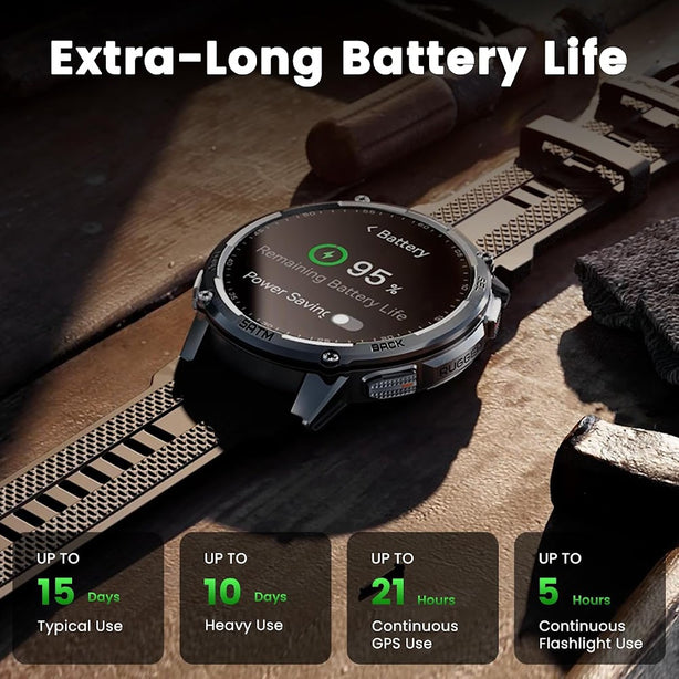 KOSPET TANK T4C GPS Round Smartwatch