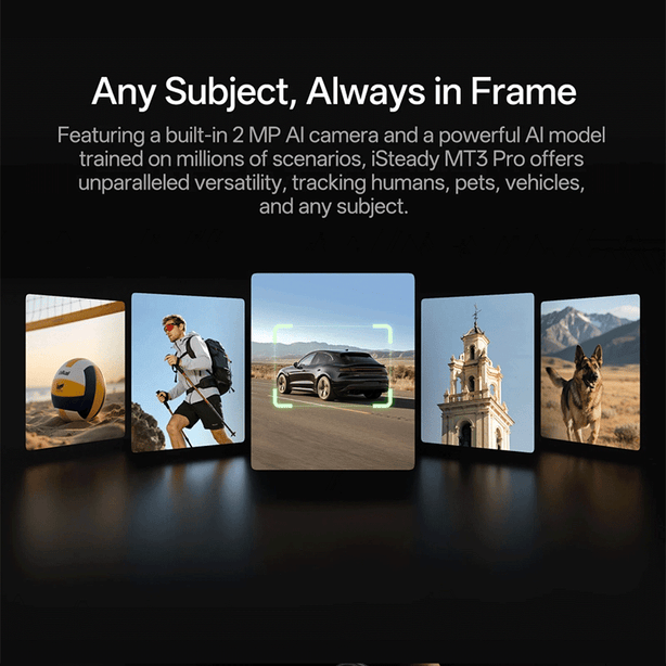 Hohem iSteady MT3 Pro AI Humen & Object Tracking Camera Gimbal Stabilizer