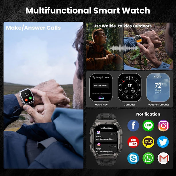 KOSPET TANK M4 Waterproof GPS Smartwatch
