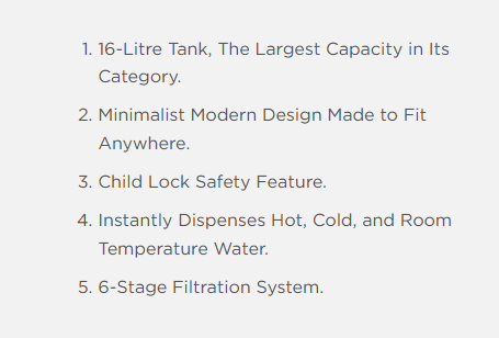 Flo Water Purifier + iModel Air purifier + 1 Aquarius Faucet (Free 1-Year Servicing CCSP & Installation)