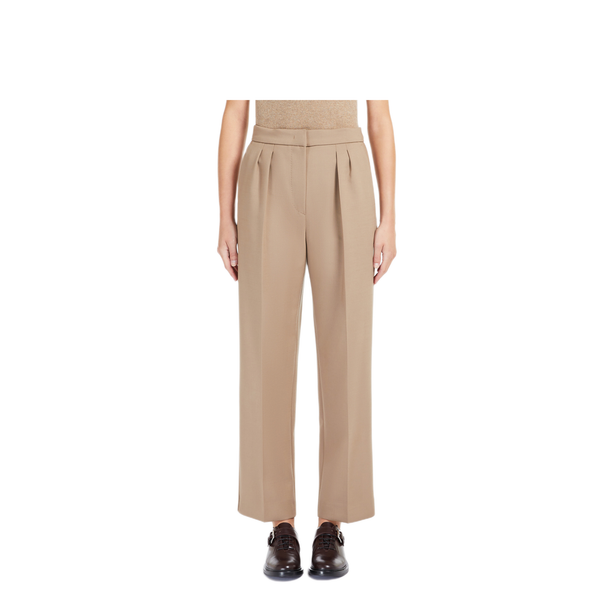 Slim-Fit Stretch-Wool Trousers