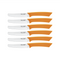 Spectrum by Scanpan 6pc. Steak Knife Set, Carrot