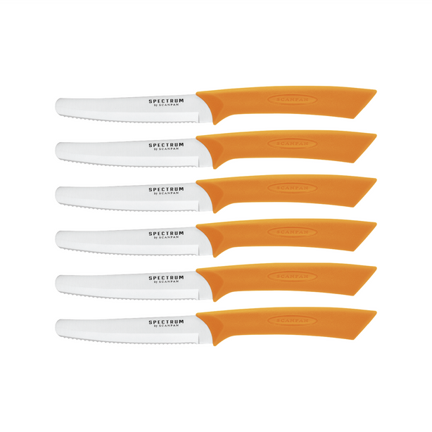 Spectrum by Scanpan 6pc. Steak Knife Set, Carrot