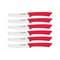 Spectrum by Scanpan 6pc. Steak Knife Set, Red (Local Delivery Only)