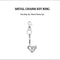 EXO Metal Charm Key Ring Random (International Shipping)