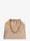 Stella Mccartney Falabella shoulder bag with metal drawstring - Butter/Cream