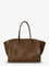 The Row Marlo 14 leather shoulder bag - Tawny Brown Ans