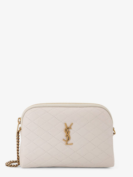 Saint Laurent Gaby leather crossbody bag - Crema Soft