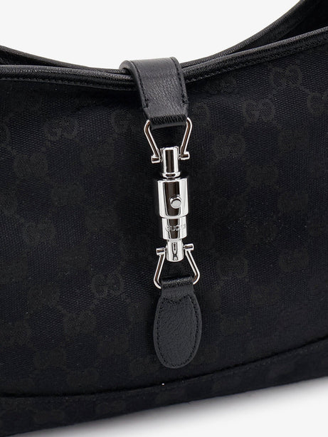Gucci Jackie 1961 GG fabric shoulder bag - Nero