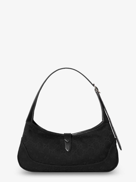 Gucci Jackie Slim GG canvas shoulder bag - Black