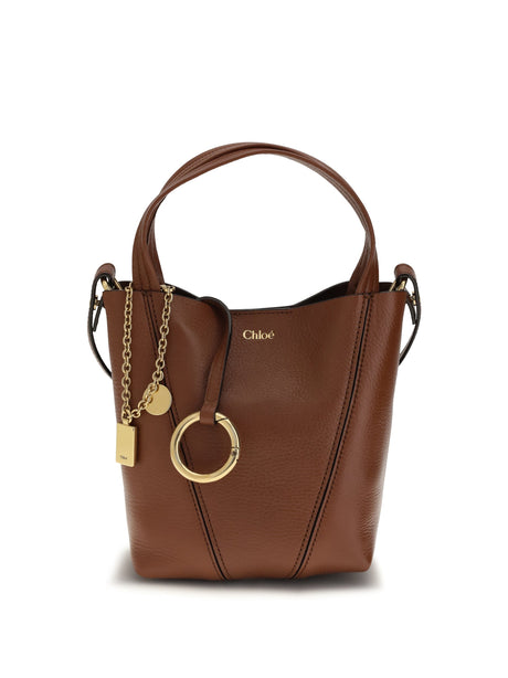 Chloé Spin Shoulder Bag - Blushy Brown