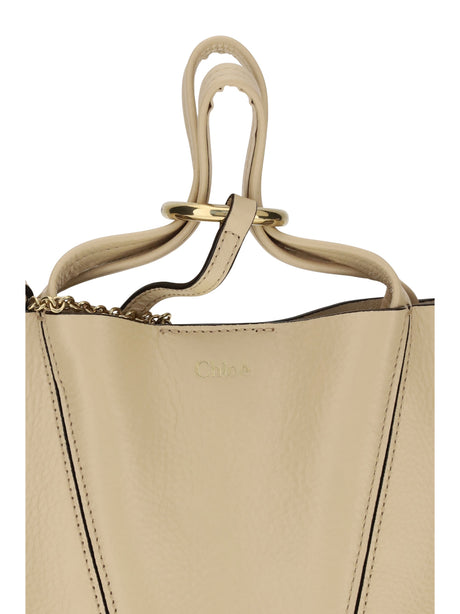 Chloé Spin Shoulder Bag - Petal Beige