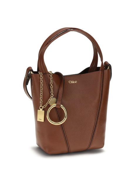 Chloé Spin Shoulder Bag - Blushy Brown