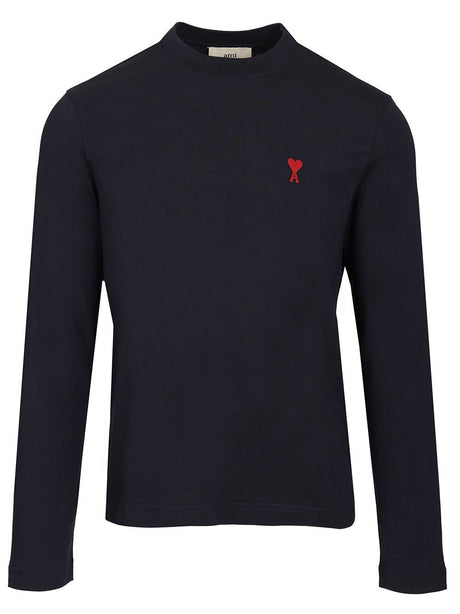 Ami Long Sleeve T-Shirt - Black
