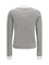 Miu Miu Long-sleeved cotton T-shirt - Grigio+Bianco