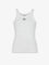 Fendi Ribbed cotton tank top - White
