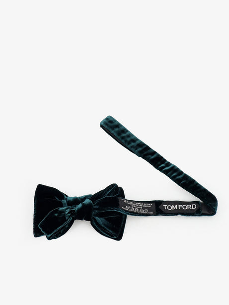 Tom Ford Velvet Bow Tie - Darkemerald