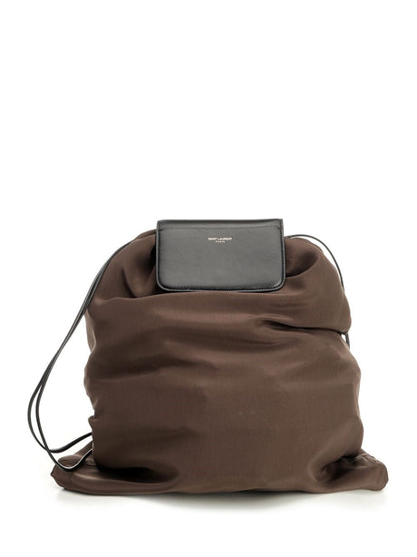 Saint Laurent Foldable Clutch - Brown