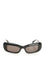 Balenciaga Diva Rectangular Sunglasses - Black