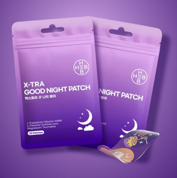 [HEB] X-TRA GOOD NIGHT PATCH – Sleep Better, Wake Up Refreshed(20 Patches)/Premium K-Quality